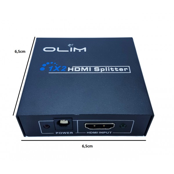 Splitter/Divisor HDMI - 1 entrada e 2 saidas Full HD 1080p
