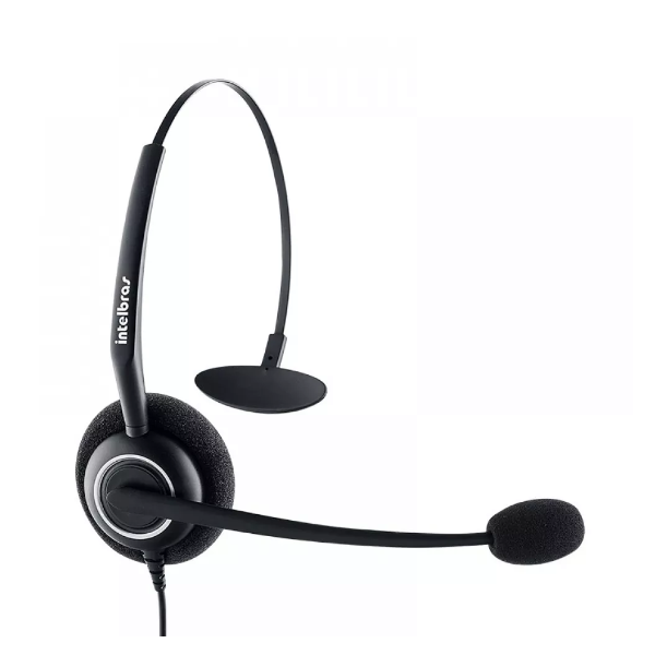 Fone Headset CHS 55 INTELBRAS P/Call centers (Conector RJ9)