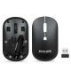 Mouse Optico sem fio Philips M403 - USB - 800/1200/1600dpi