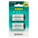 PILHA AAA RECARREGAVEL SONY 900MAH (C/4UN.) ORIGINAL.