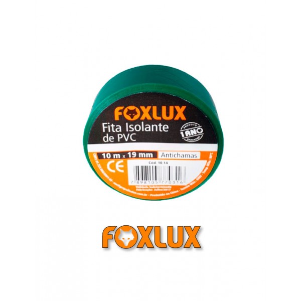 Fita Isolante Verde - 10 metros - FoxLux