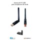 Antena USB Wi-Fi - 150mbps - 2.4ghz P/ Aparelhos receptores de canal