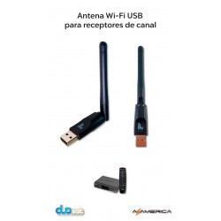 Antena USB Wi-Fi - 150mbps - 2.4ghz P/ Aparelhos receptores de canal