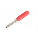 Pino/Plug Banana FUSIBRAS 4mm - Vermelho