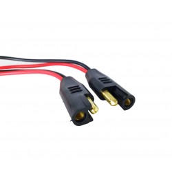 Conector/Chicote 2 vias Polarizado 1mm - Encaixe duplo reforçado