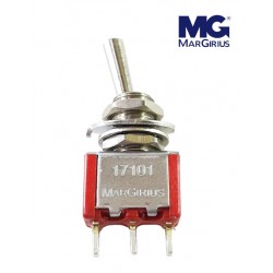 Chave Alavanca MARGIRIUS ON/OFF 4A 127V/ 2A 220V - 3 Terminais - 2 Posições