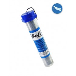 Solda em fio Soft 1.00mm - Carretel com 500g.