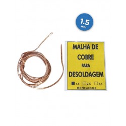 Malha Dessoldadora para solda SMD - 1.5mm - 1 metro