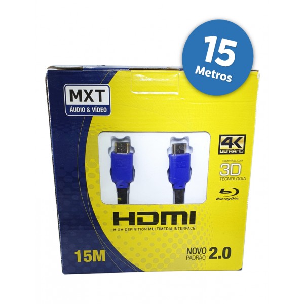 CABO HDMI 10 METROS 2.0 4K/3D 19 PINOS PIX