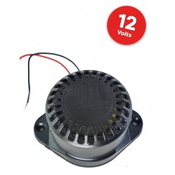 Sirene Piezoelétrica 12volts - 106db Preto/Branco - Elite Ipec