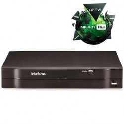 DVR/GRAVADOR DE 4 CÂMERAS TRÍBRIDO INTELBRAS HDCVI1004