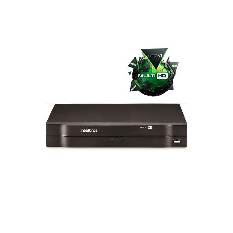 DVR/GRAVADOR DE 4 CÂMERAS TRÍBRIDO INTELBRAS HDCVI1004