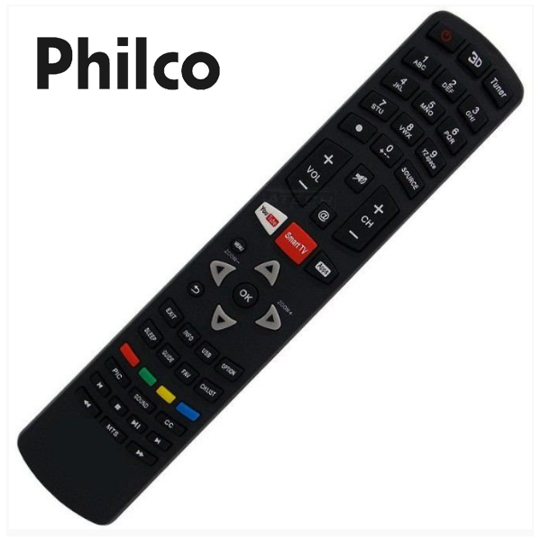 Controle Remoto TV LCD/LED Philco SmarTv -RC3100L03 / PH39F33DSG / PH58E30DSG - Confira os Modelos!