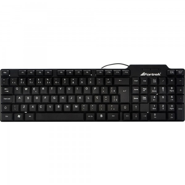 Teclado Standard usb FORTREK SLK104