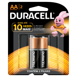 Pilha AA Alcalina Duracell (c/2un.)