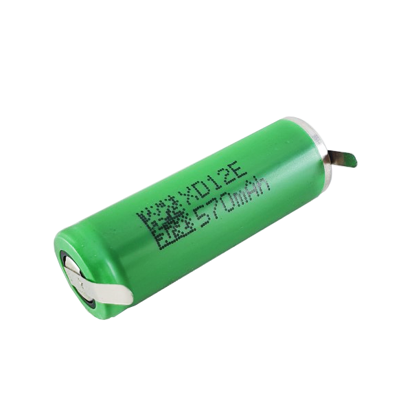 Bateria 2,4v 750mah Recarregável - Para Barbeadores e outros.