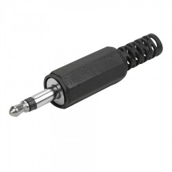 Plug P2 mono com rabicho - plástico