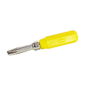 Pino/Plug Banana FUSIBRAS 4mm - Amarelo