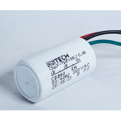 Capacitor de partida 3uf+7uf x 250volts