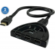 Chave Seletora HDMI - 3 entradas (aparelhos) / 1 Saída (tv)