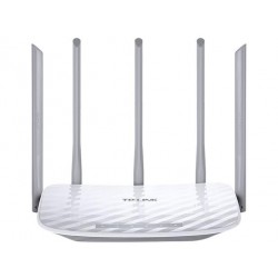 Roteador Wi-Fi TP-LINK 5 antenas AC1350 C60 Archer DualBand - 2.4GHz (450mbps) e 5GHz (867mbps)