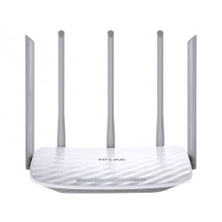 Roteador Wi-Fi TP-LINK 5 antenas AC1350 C60 Archer DualBand - 2.4GHz (450mbps) e 5GHz (867mbps)