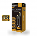 Cabo HDMI 2m com velocidade 2.1 - Resolução 8K - Brasforma