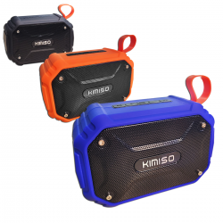 Caixa de som portátil Kimiso KMS-112 Bluetooth/Aux/CartãoSD - Várias Cores!