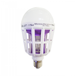 Lâmpada Mata Mosquito 15w com Luz Ultra Violeta - Bocal E27 - 127V