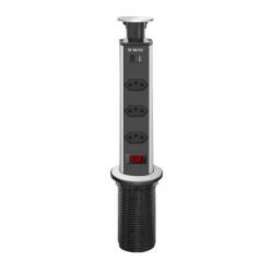Torre De Tomadas Multiplug com 3 tomadas Usb + Usb C - BMAX