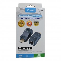 Extensor Hdmi (2pcs) via cabo de rede. Até 30 metros