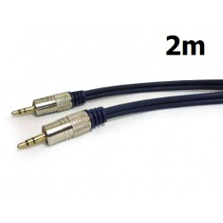 Cabo P2 P/P2 Estéreo Metal 2m StarCable