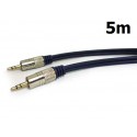 Cabo P2 P/P2 Estéreo Metal 5m StarCable