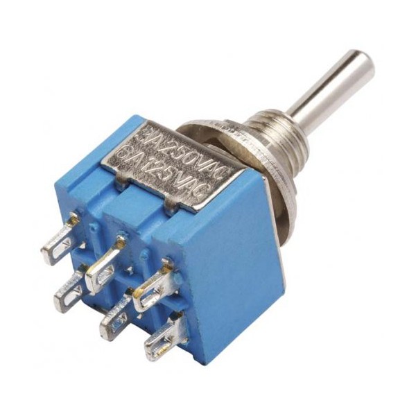 CHAVE HH ONOFFON 6 TERM 2A250v 3A125V 3 POSIÇÕES