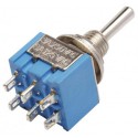 Chave HH ONOFFON 2A 250V/ 3A 125V - 6 Terminais - 3 Posições