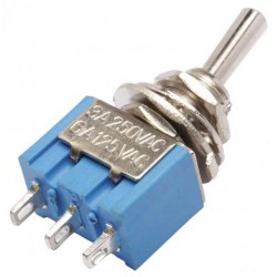 Chave HH ONOFFON 2A 250V 3A 127V 3 Terminais 3 Posições