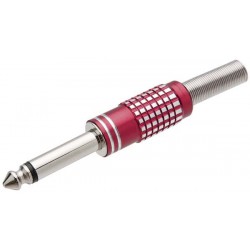 Plug P10 MONO Metal Semi-Profissional com Mola
