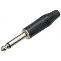 Plug P10 MONO Preto Metal Profissional