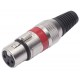 XLR Canon Femea Semi Profissional Metal