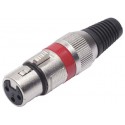 XLR Canon Femea Semi Profissional Metal