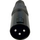 XLR Canon Macho Profissional Metal (PRETO)