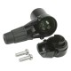 XLR Canon Macho em 90° Profissional - Série Black