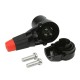 XLR Canon Macho em 90° Profissional - Série Black