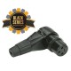 XLR Canon Femea em 90° Profissional - Série Black