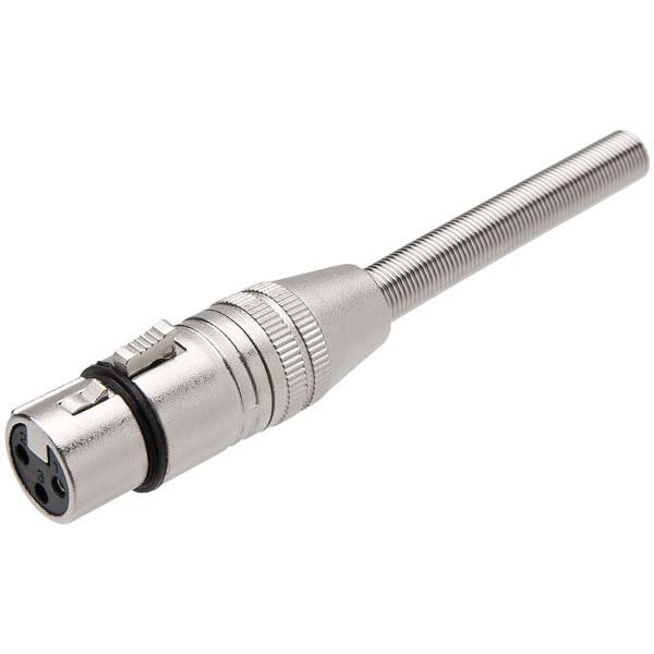 XLR Canon Femea Profissional de Mola Metal